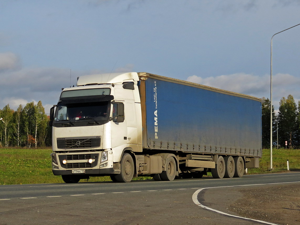 Волгоградская область, № А 734 ВС 134 — Volvo ('2008) FH.460