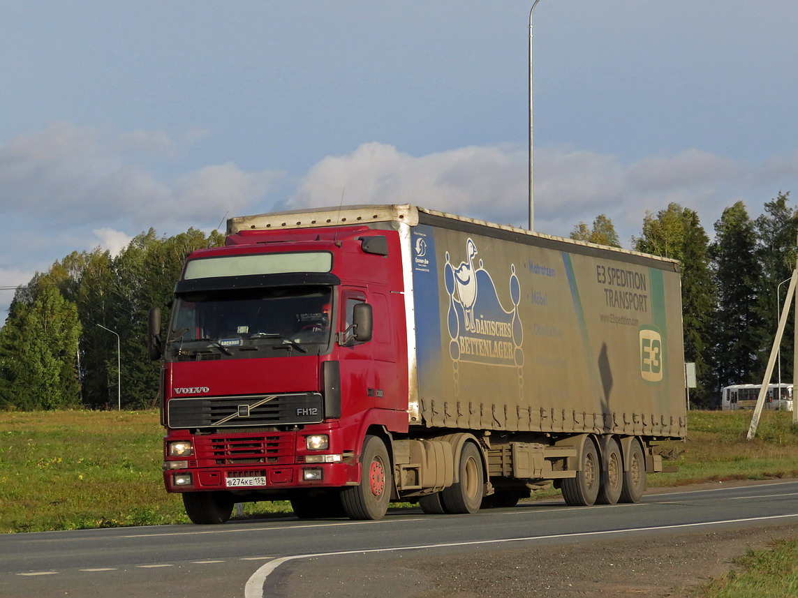 Пермский край, № В 274 КЕ 159 — Volvo ('1993) FH12.380