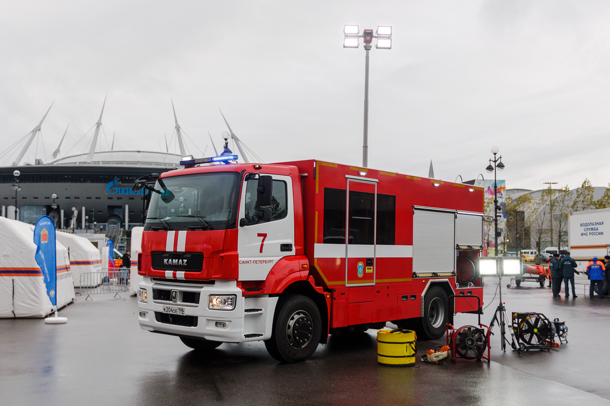 Санкт-Петербург, № К 204 ОЕ 198 — КамАЗ-5325-G5; Санкт-Петербург — Финал соревнований по скоростному маневрированию на пожарных автомобилях "Трасса-01", 23.10.2021