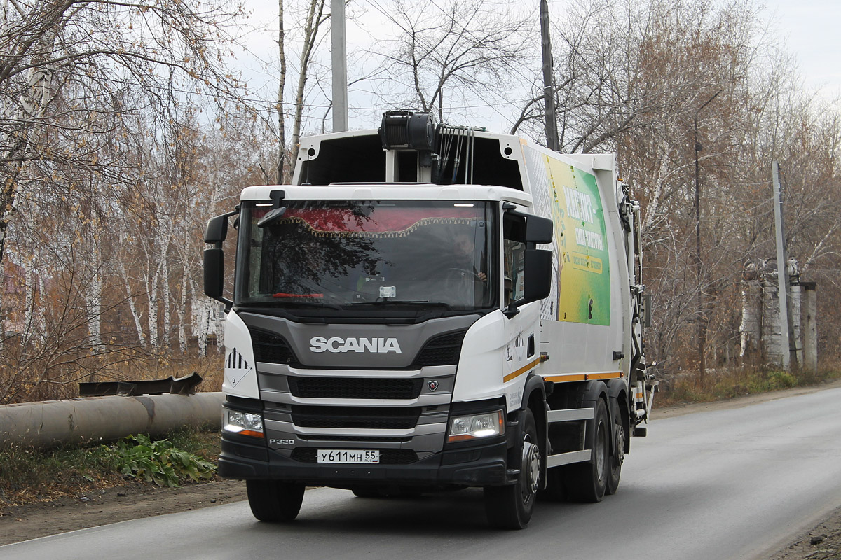 Омская область, № У 611 МН 55 — Scania ('2016) P320