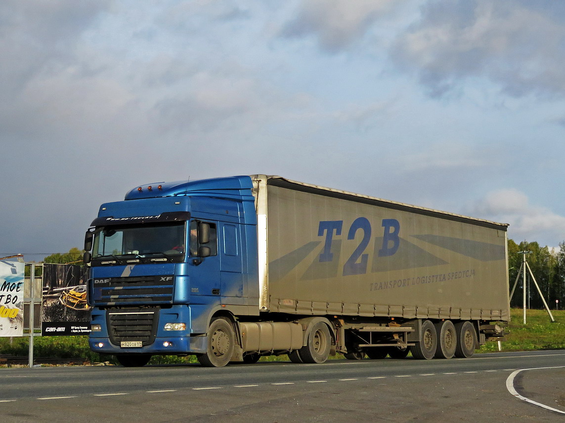 Тверская область, № М 820 ОВ 69 — DAF XF105 FT