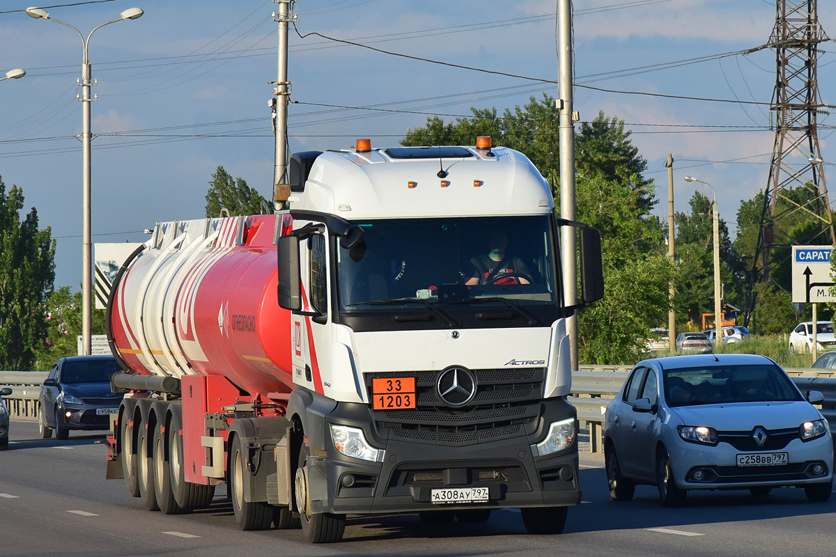 Волгоградская область, № А 308 АУ 797 — Mercedes-Benz Actros '18 1842 [Z9M]