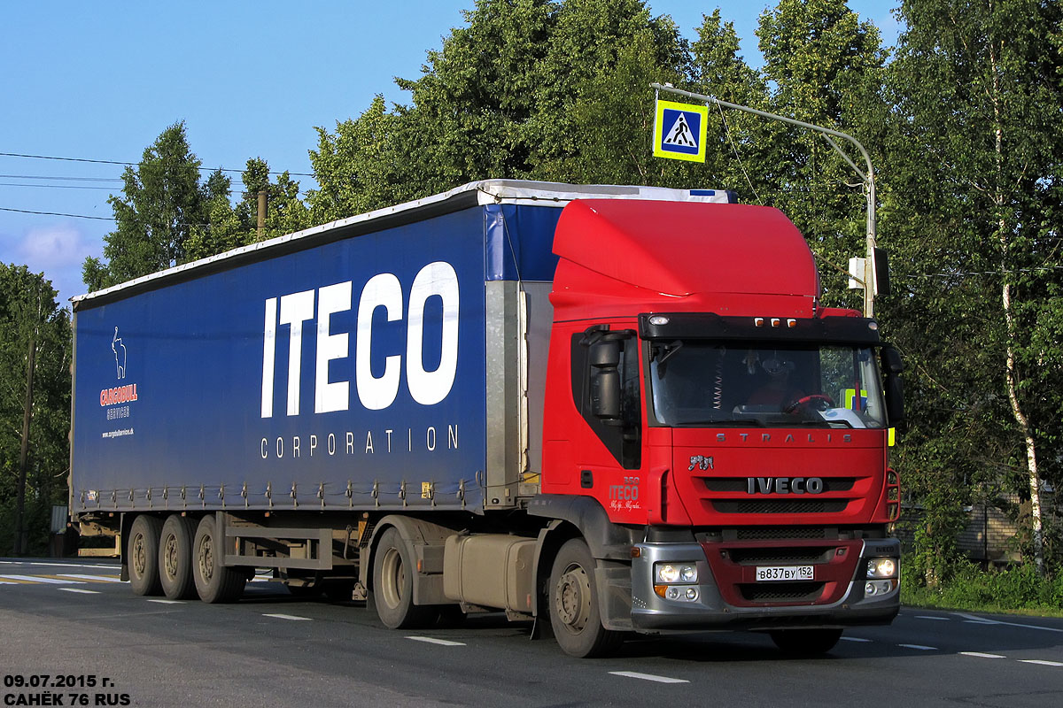 Нижегородская область, № В 837 ВУ 152 — IVECO Stralis ('2007) 350