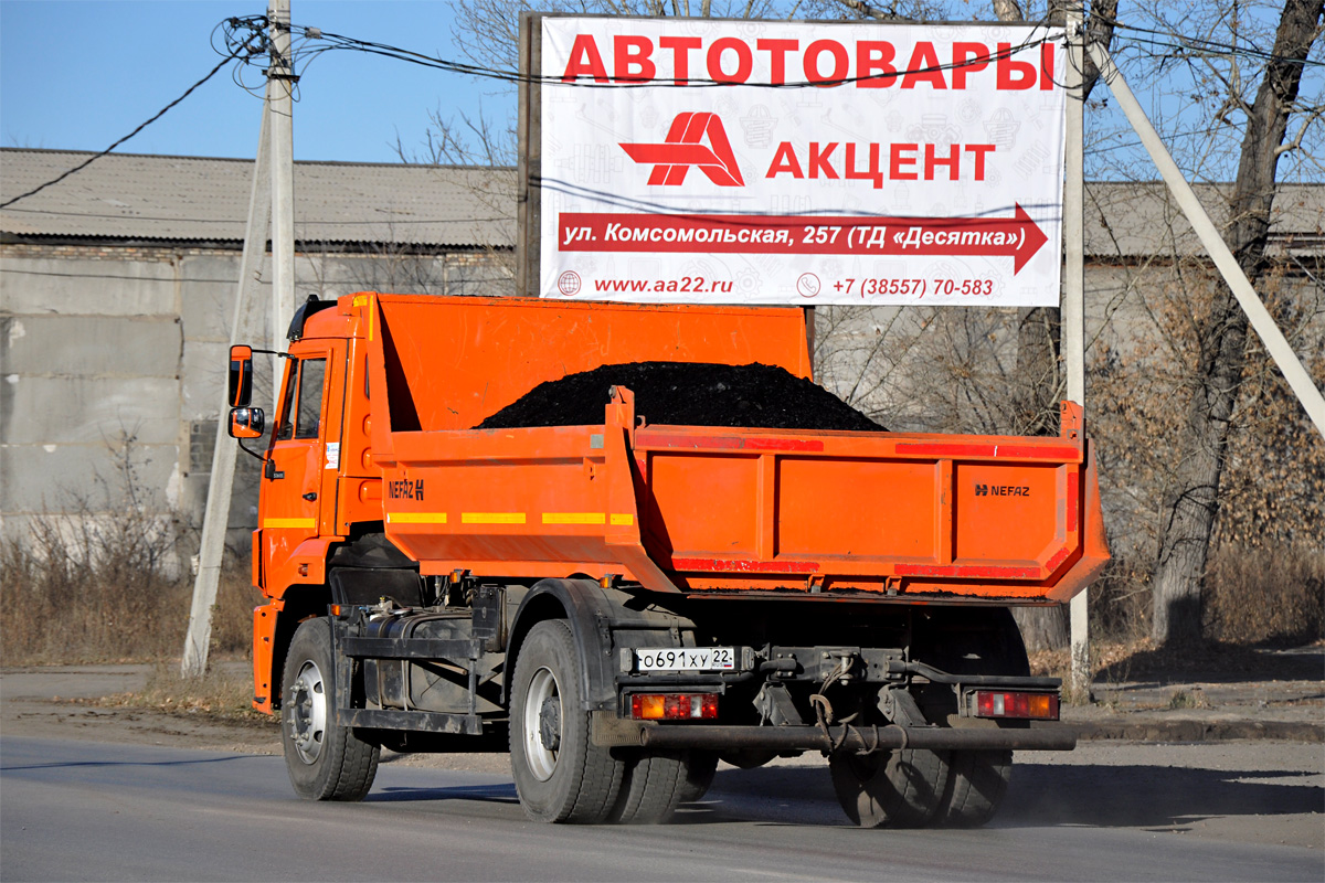 Алтайский край, № О 691 ХУ 22 — КамАЗ-53605-L4