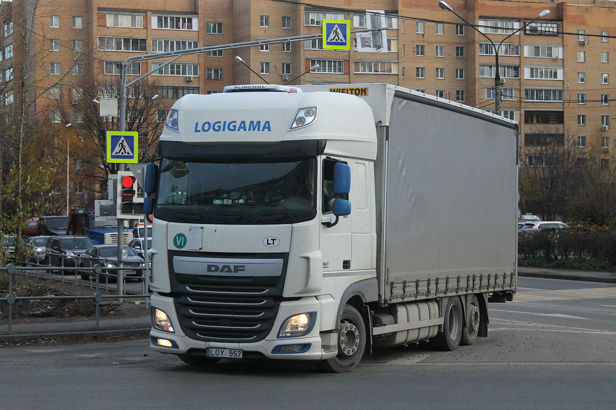 Литва, № LOY 557 — DAF XF Euro6 FAR