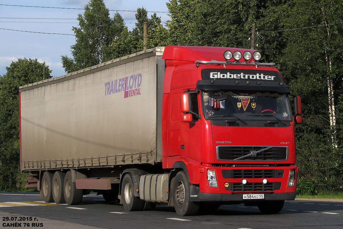 Костромская область, № Н 584 КС 44 — Volvo ('2002) FH12.480