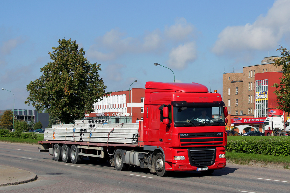 Литва, № LHU 926 — DAF XF105 FT