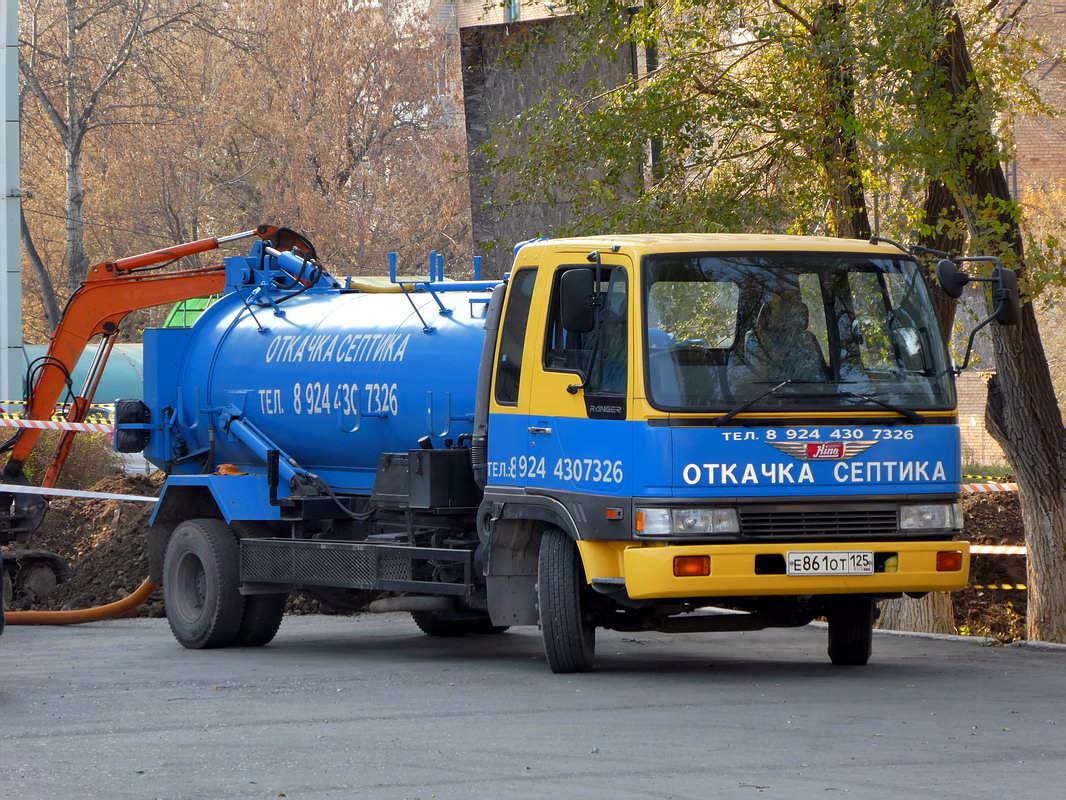 Приморский край, № Е 861 ОТ 125 — Hino Ranger