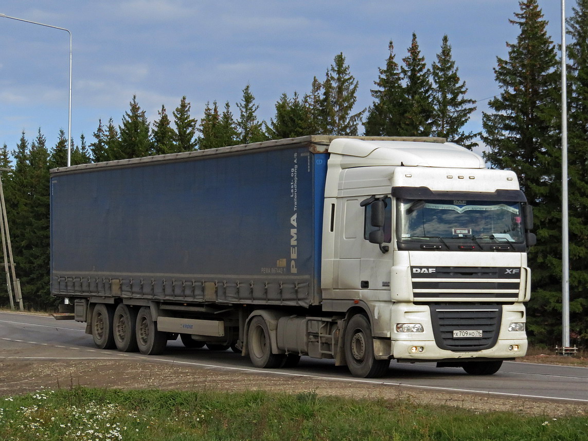 Ярославская область, № Х 709 НО 76 — DAF XF105 FT