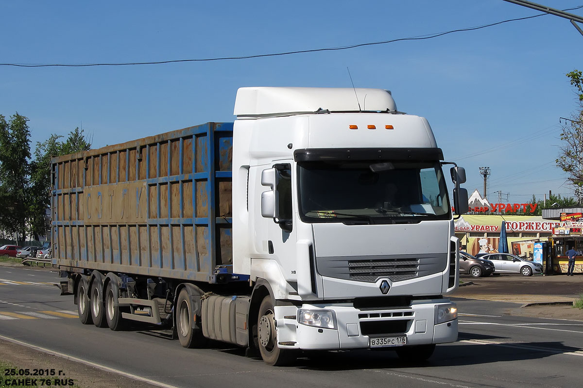 Санкт-Петербург, № В 335 РС 178 — Renault Premium ('2006) [X9P]