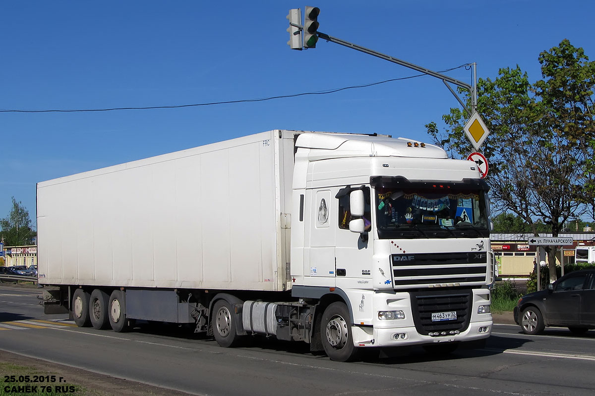 Брянская область, № М 463 УР 32 — DAF XF105 FT