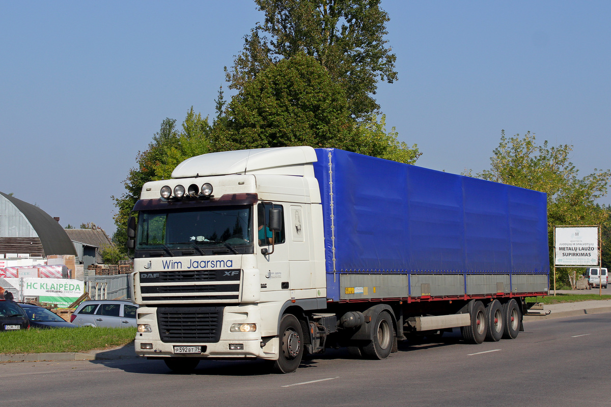 Калининградская область, № Р 592 ВТ 39 — DAF XF95 FT