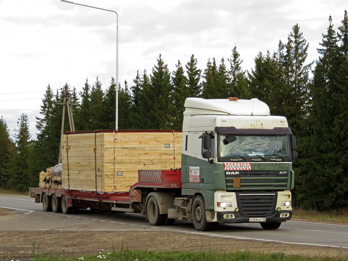 Архангельская область, № К 828 НК 29 — DAF XF105 FT