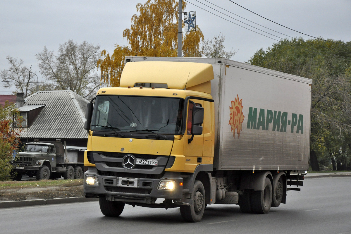 Алтайский край, № О 827 ТТ 22 — Mercedes-Benz Actros ('2009) 2541