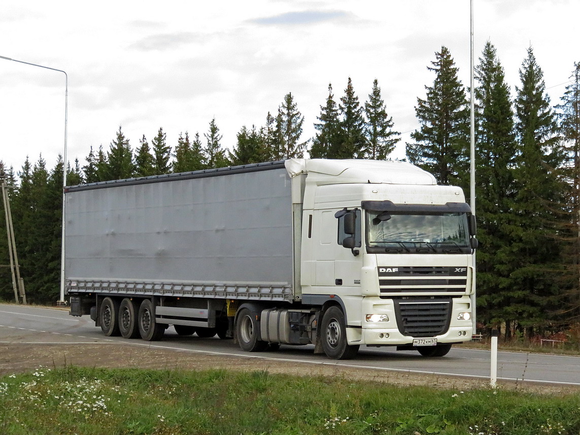 Смоленская область, № М 372 КМ 67 — DAF XF105 FT