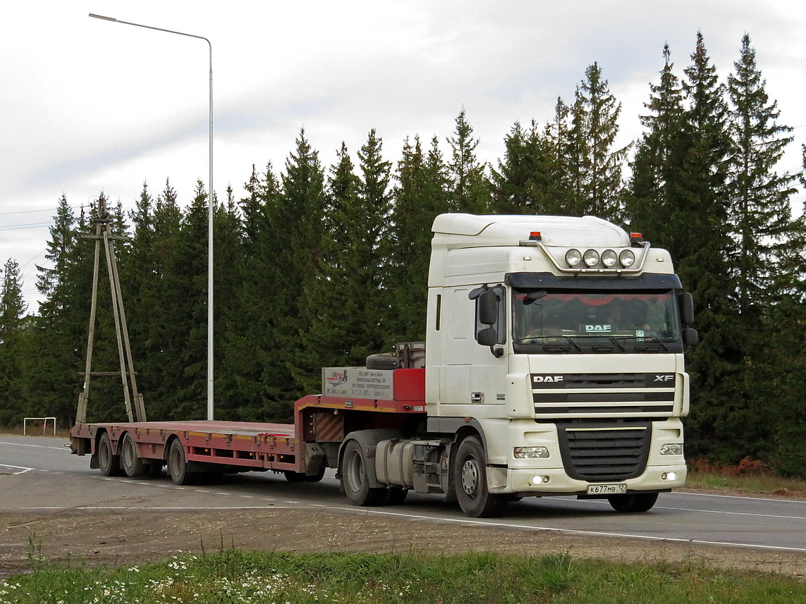 Марий Эл, № К 677 МВ 12 — DAF XF105 FT