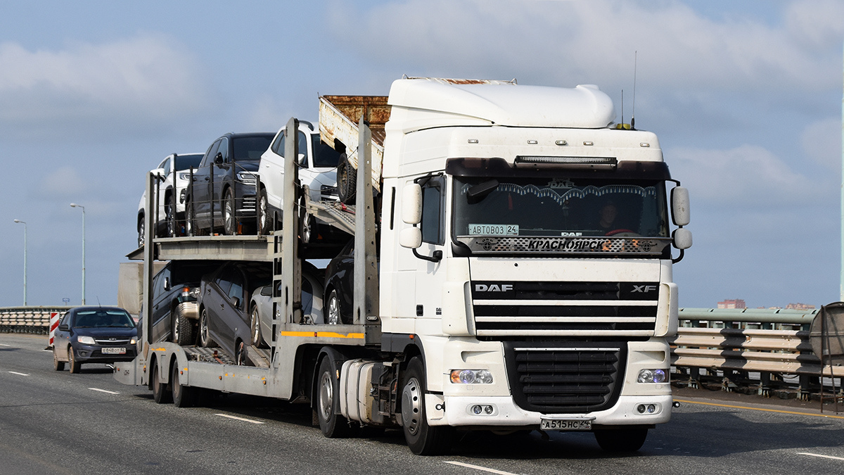 Красноярский край, № А 515 НС 24 — DAF XF105 FT