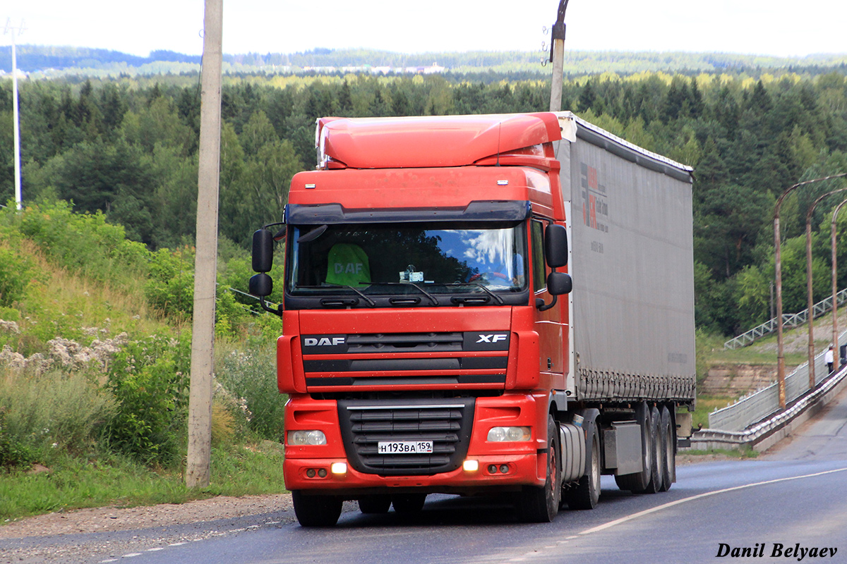 Пермский край, № Н 193 ВА 159 — DAF XF105 FT