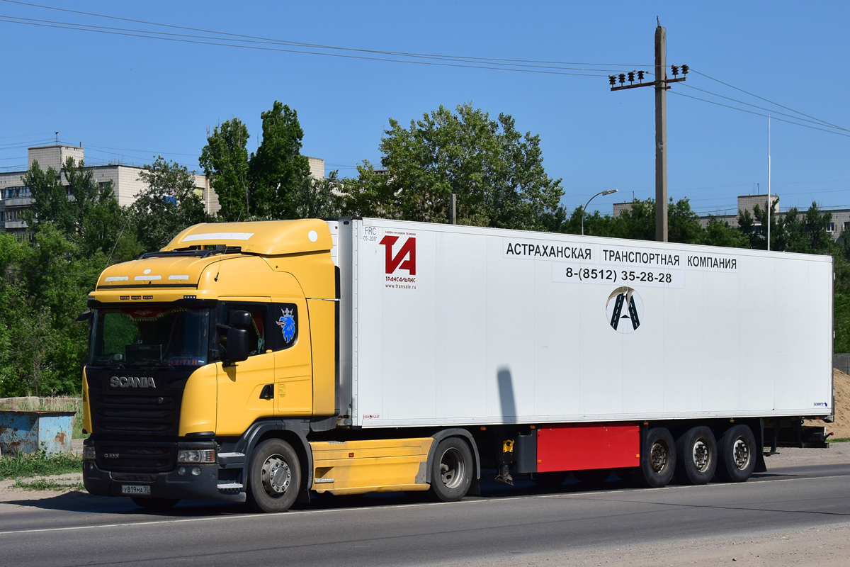 Астраханская область, № У 819 МА 30 — Scania ('2013) G400