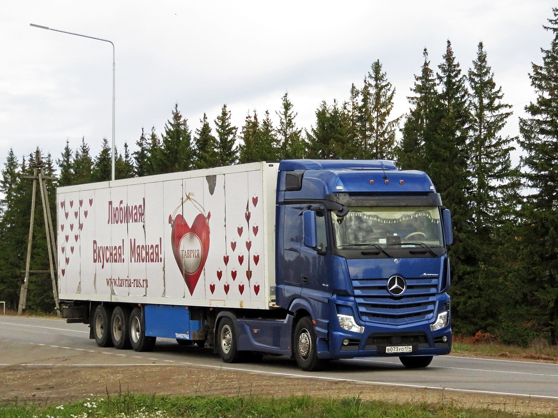 Челябинская область, № В 073 УО 174 — Mercedes-Benz Actros '18 1845 [Z9M]