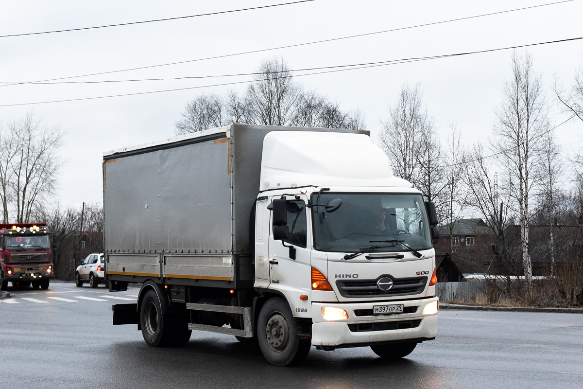 Архангельская область, № М 397 ОР 29 — Hino 500