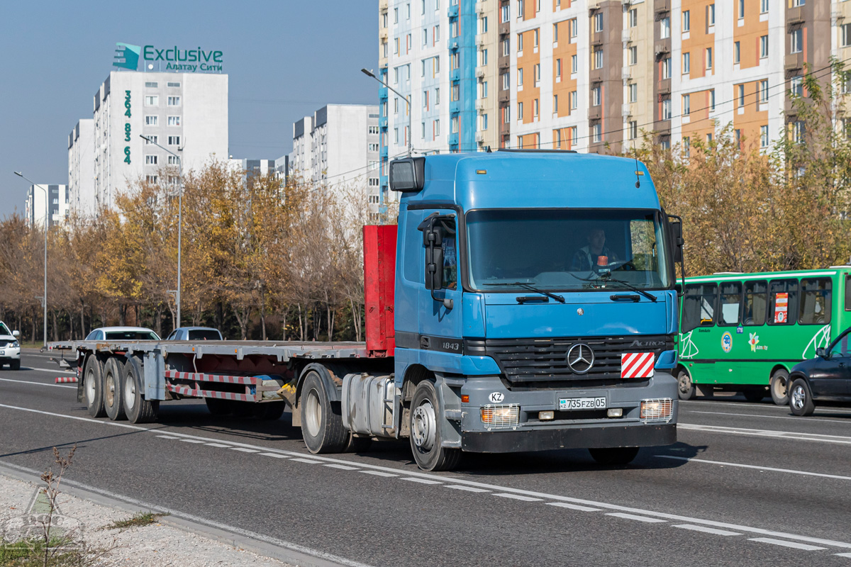 Алматинская область, № 735 FZB 05 — Mercedes-Benz Actros ('1997) 1843