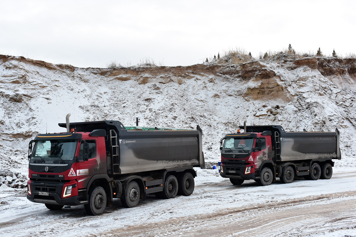 Архангельская область, № М 398 ХК 29 — Volvo ('2013) FMX.420 [X9P]; Архангельская область, № М 374 ХК 29 — Volvo ('2013) FMX.420 [X9P]