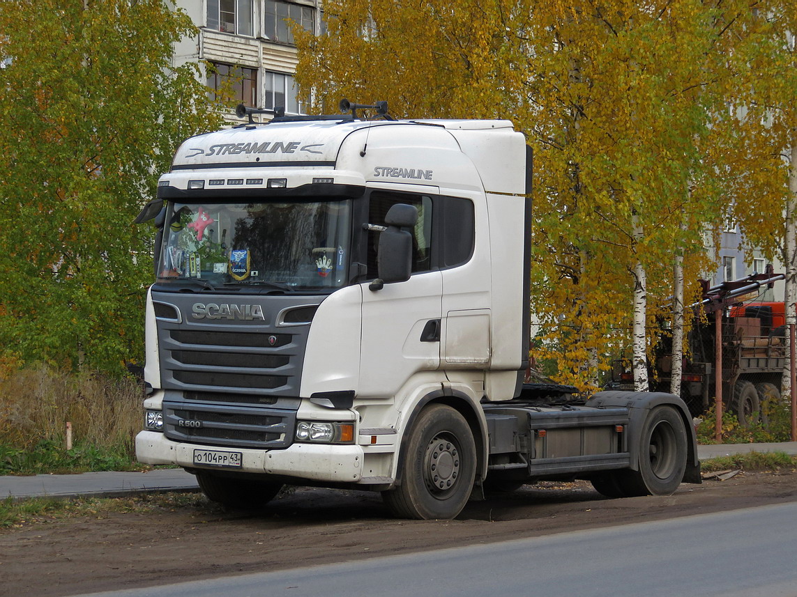 Кировская область, № О 104 РР 43 — Scania ('2013) R500