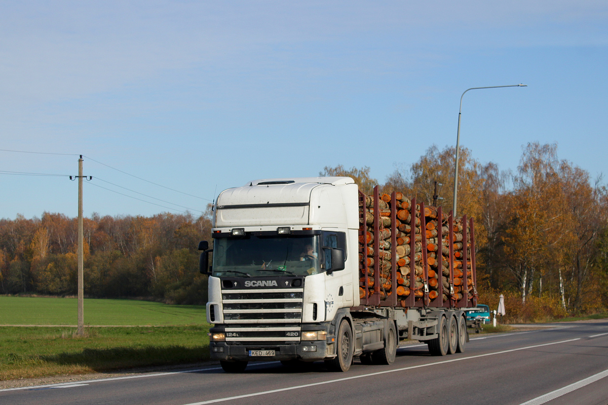 Литва, № KED 469 — Scania ('1996) R124L