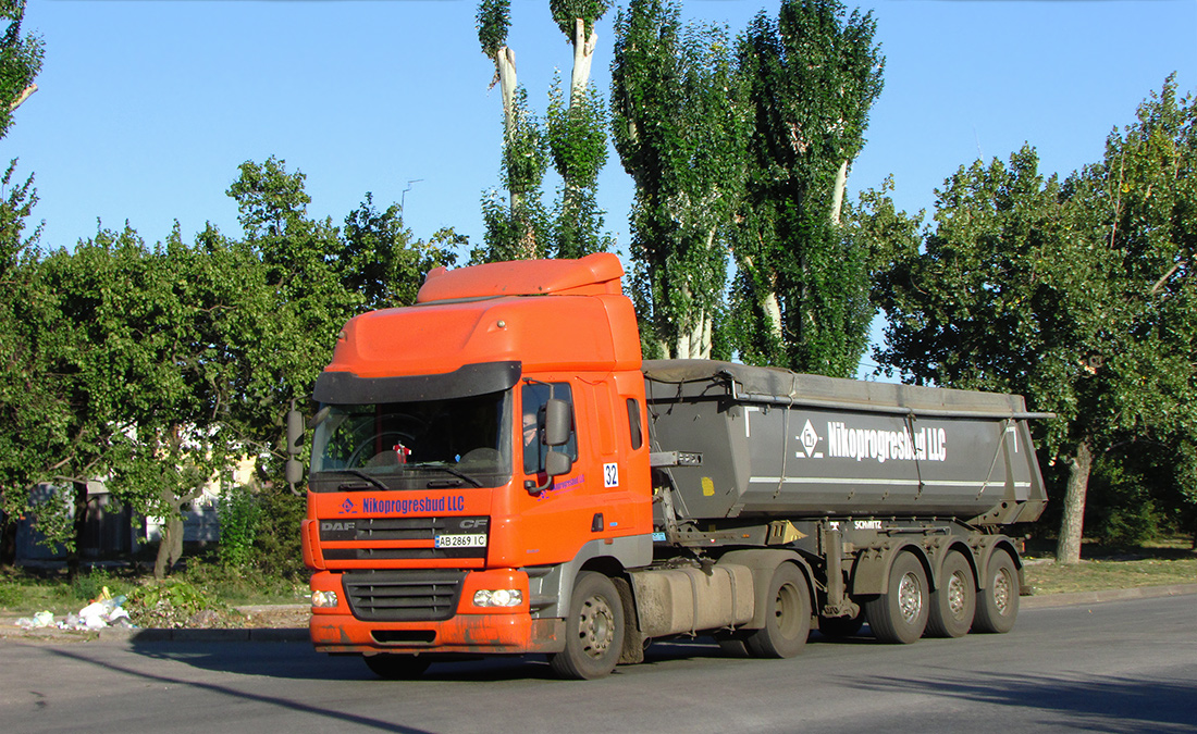 Днепропетровская область, № 32 — DAF CF85 FT