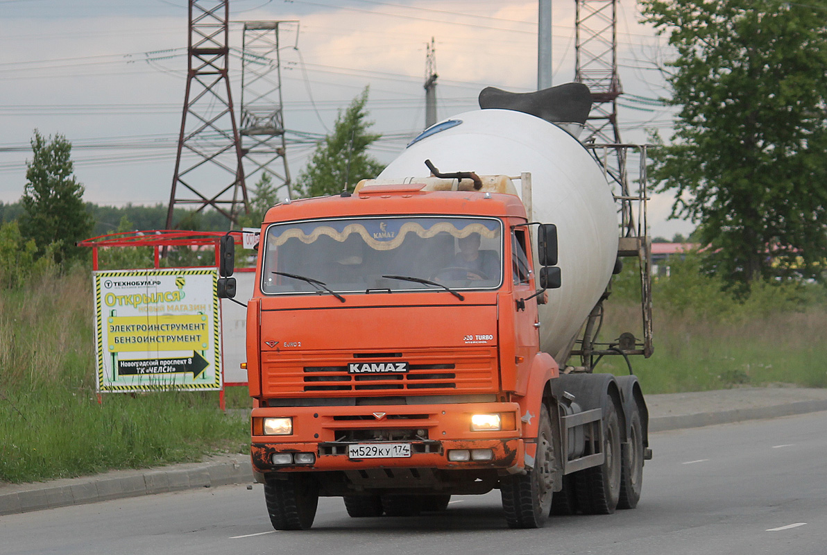 Челябинская область, № М 529 КУ 174 — КамАЗ-6520 [652000]