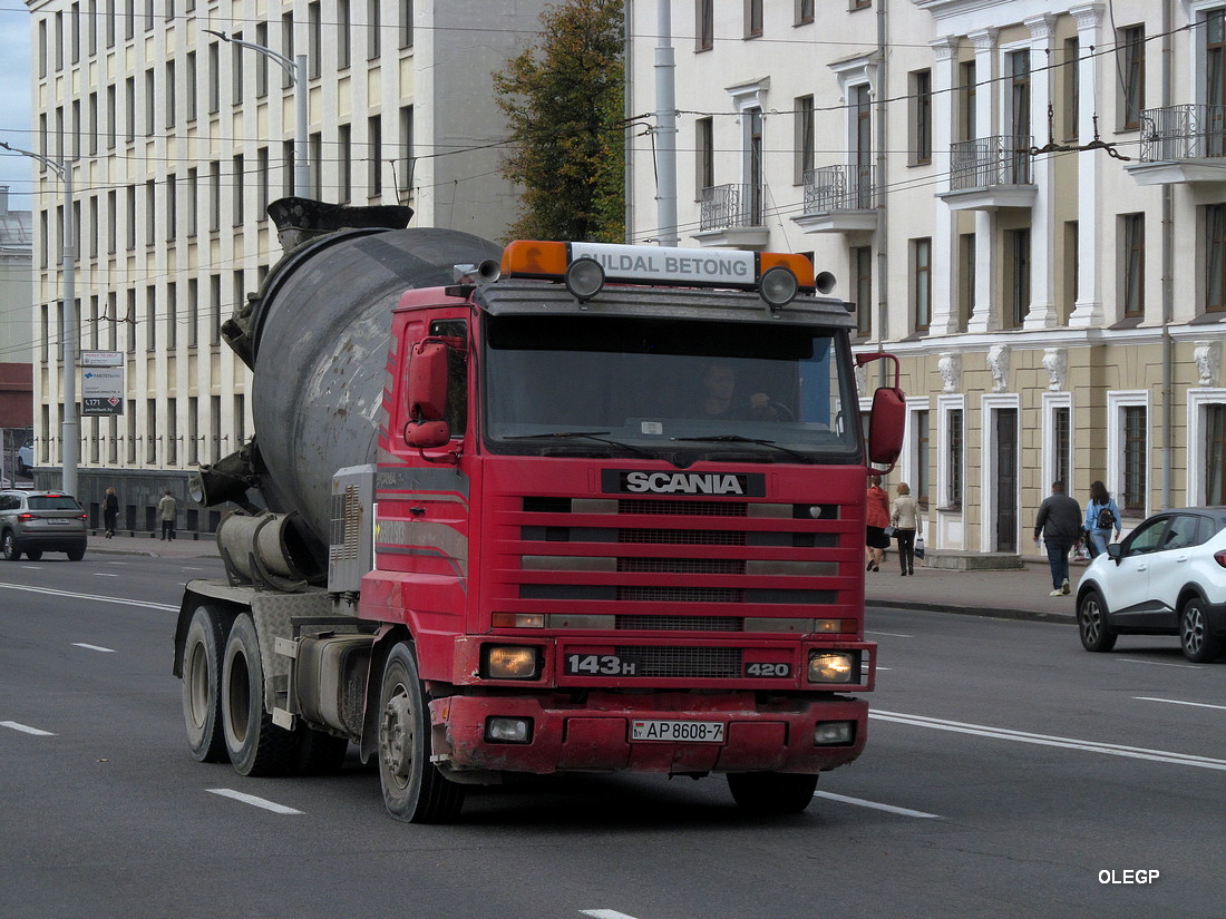 Минск, № АР 8608-7 — Scania (III) R143H