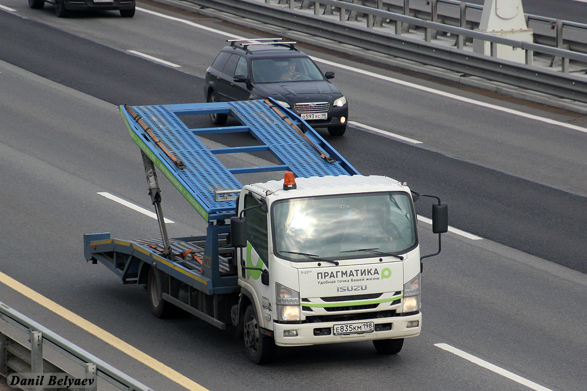 Санкт-Петербург, № Е 835 КМ 198 — Isuzu Rus (общая модель)