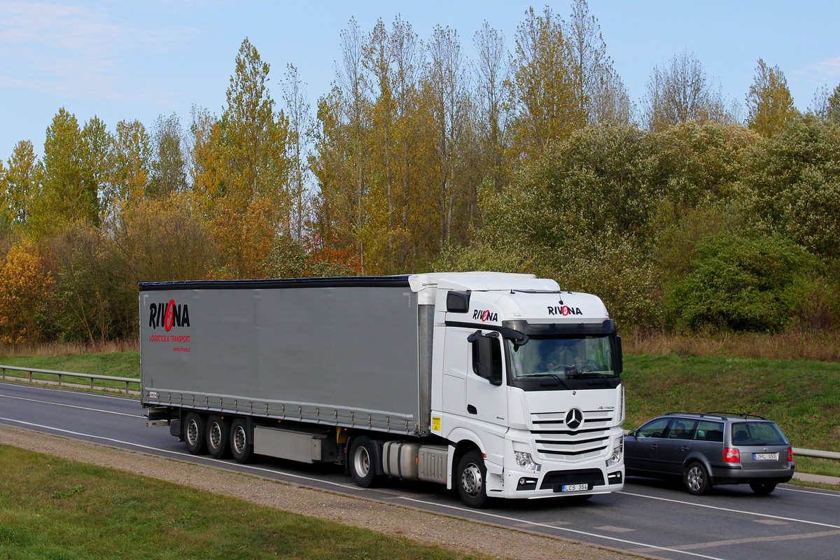 Литва, № LCS 354 — Mercedes-Benz Actros ('2011) 1845