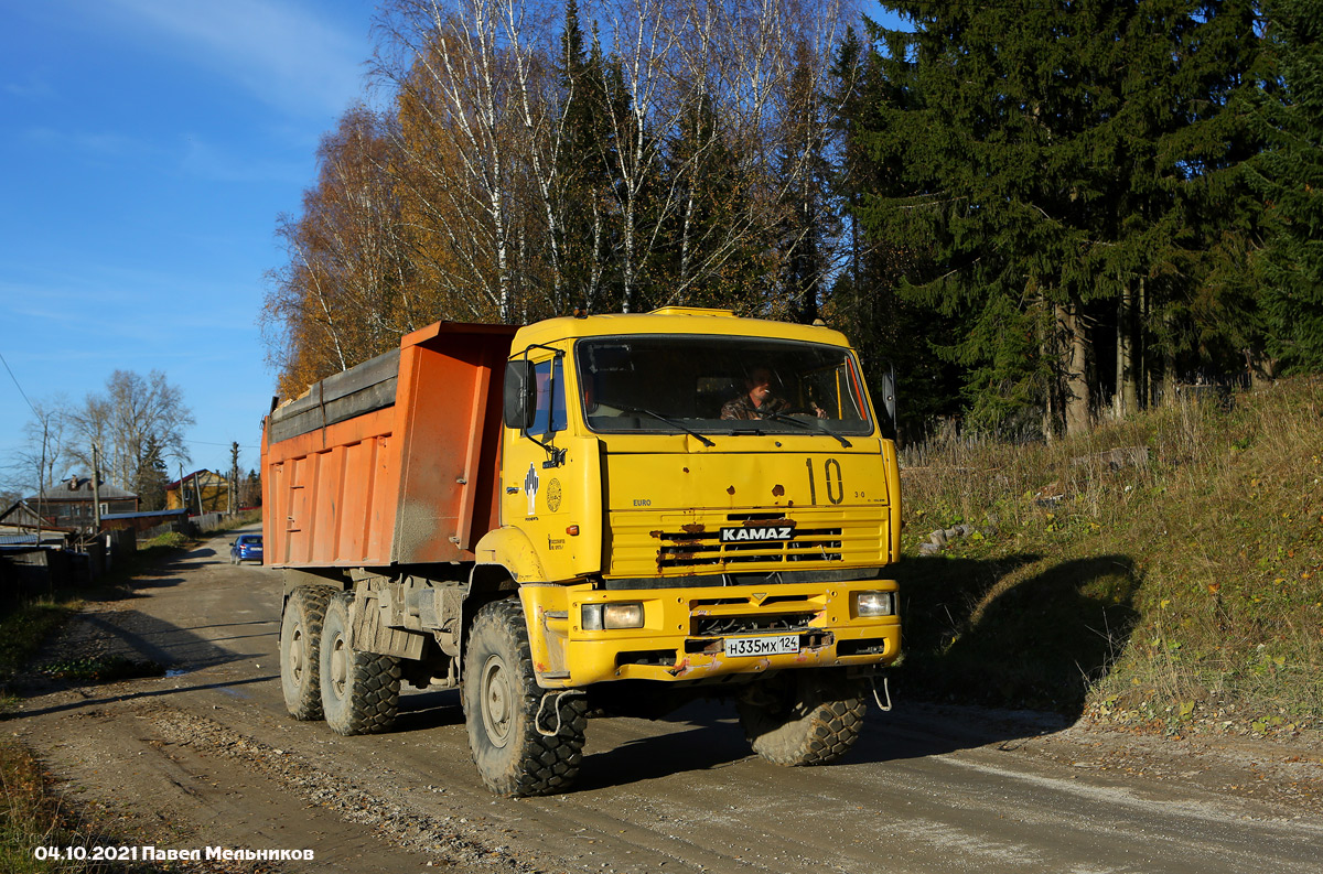 Пермский край, № Н 335 МХ 124 — КамАЗ-65222 [652220]