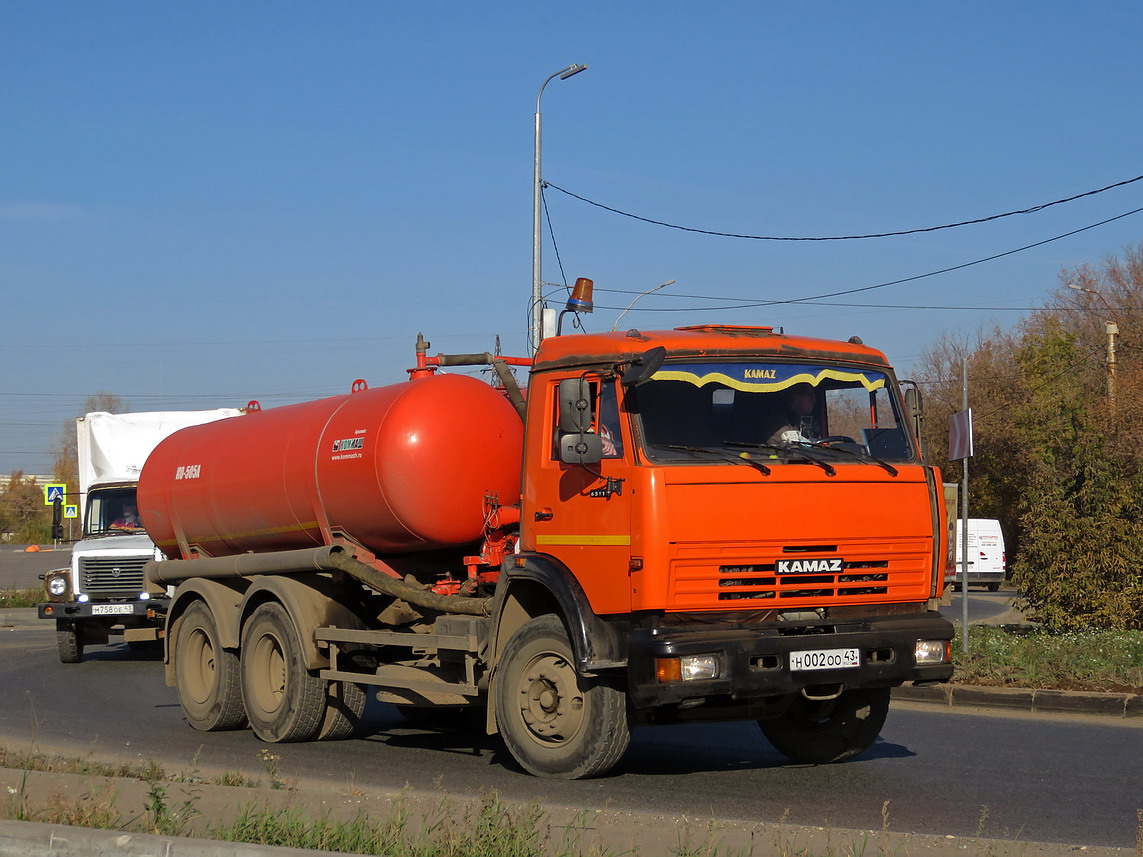 Кировская область, № Н 002 ОО 43 — КамАЗ-65115 (общая модель)