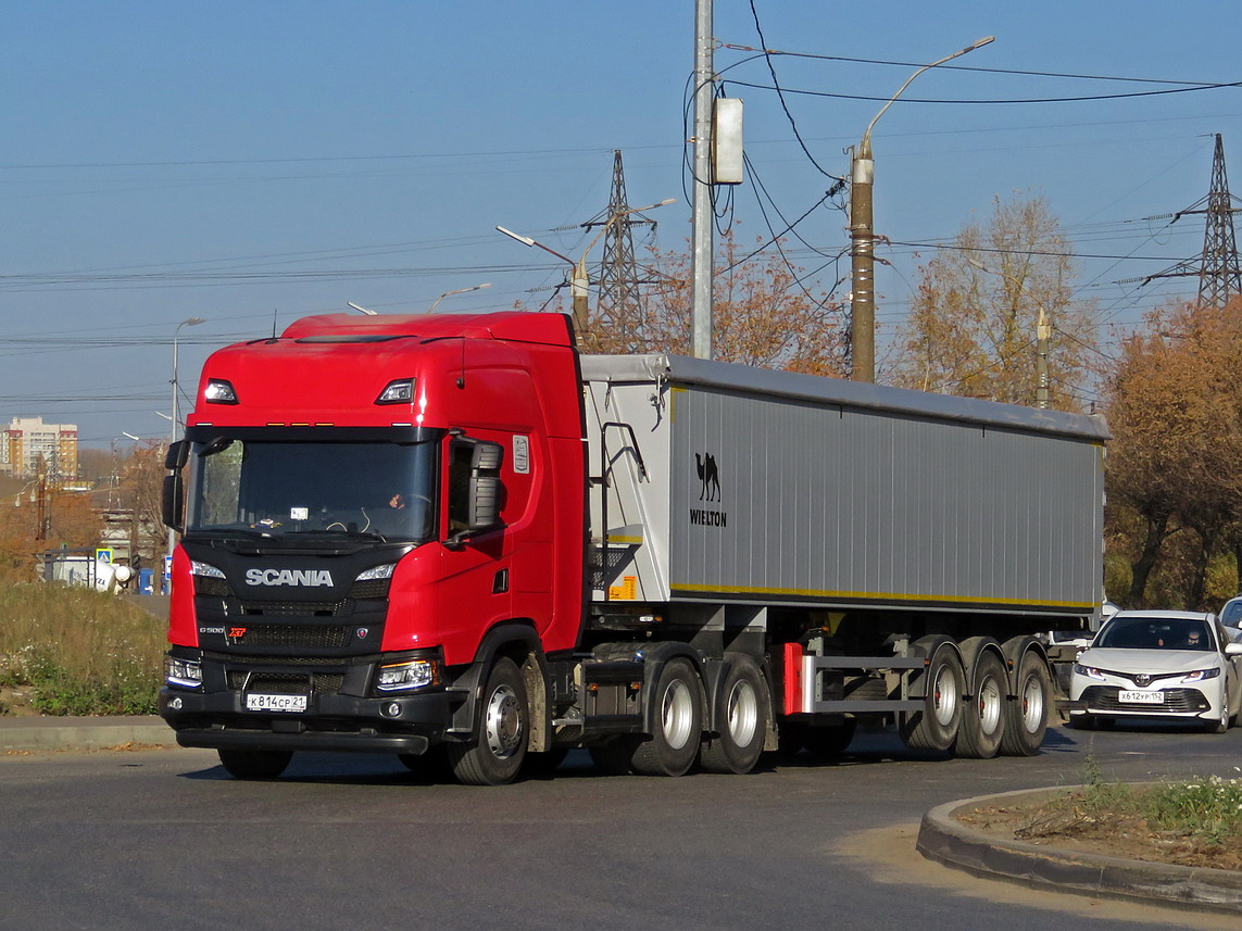 Чувашия, № К 814 СР 21 — Scania ('2016) G500