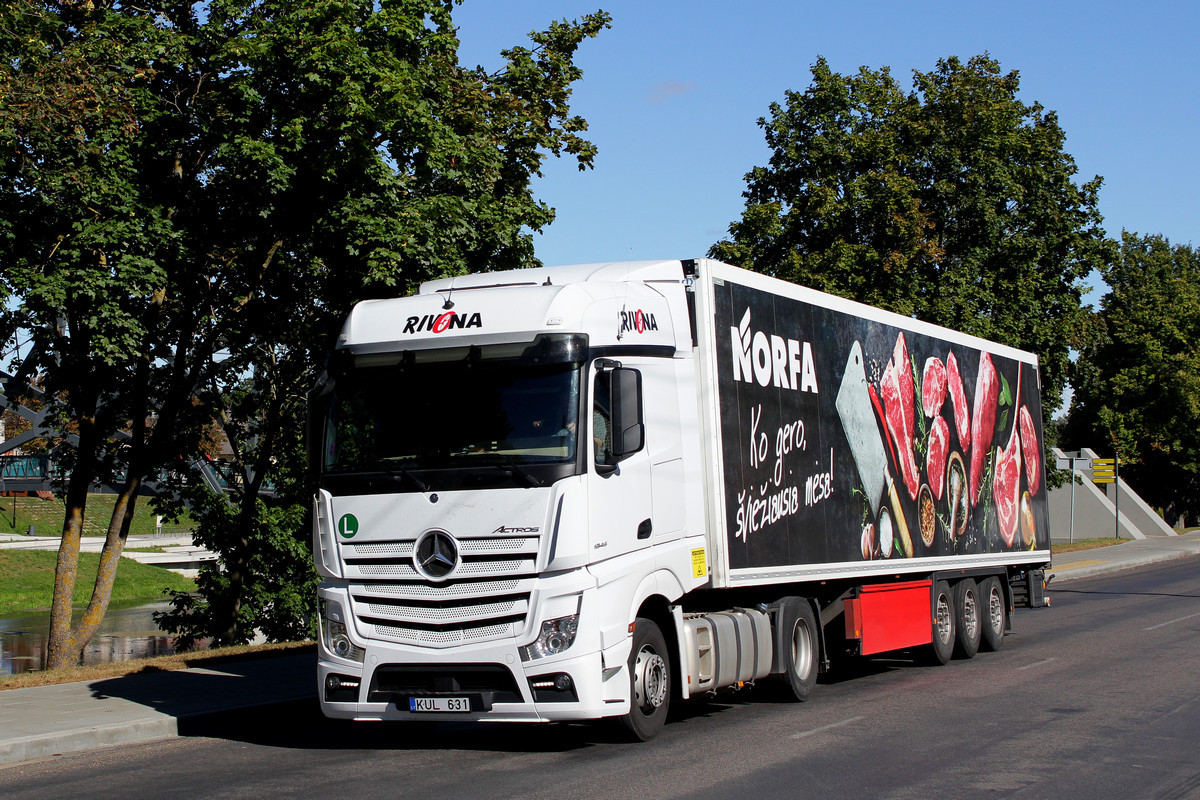 Литва, № KUL 631 — Mercedes-Benz Actros ('2011) 1845