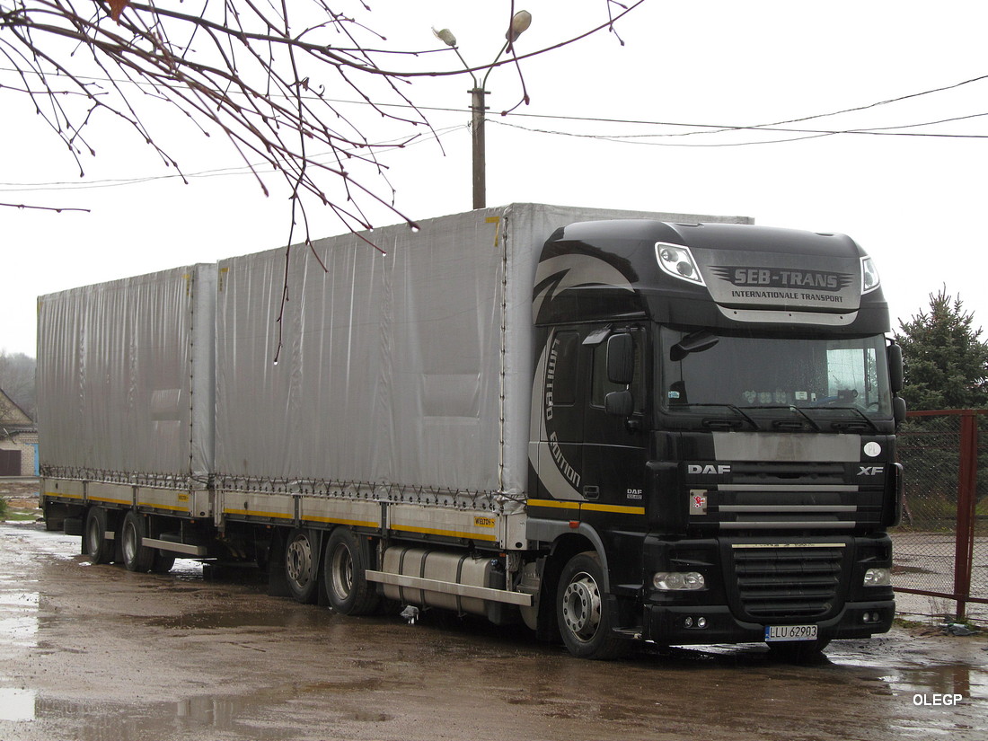 Польша, № LLU 62903 — DAF XF105 FAR