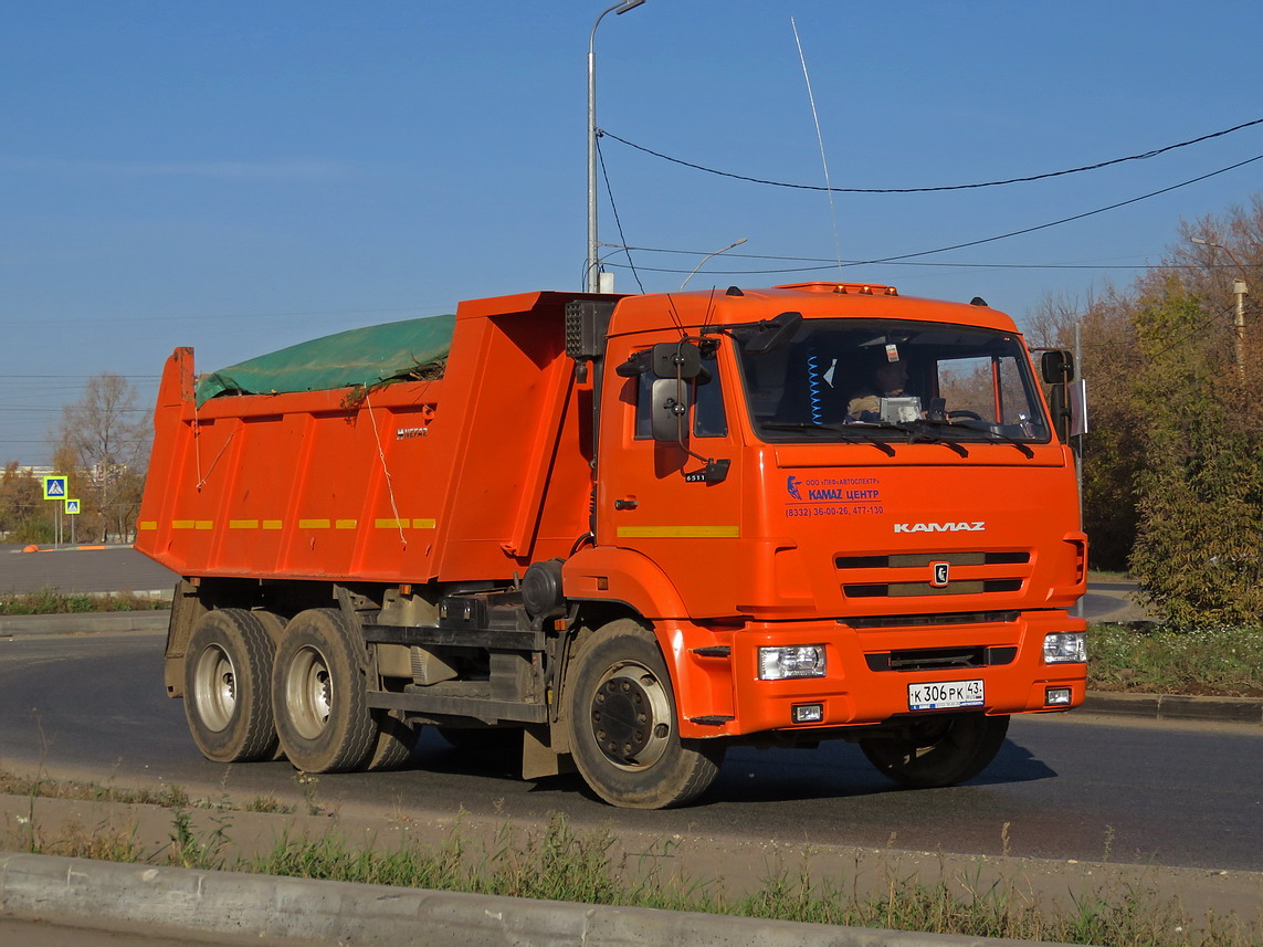 Кировская область, № К 306 РК 43 — КамАЗ-65115-L4