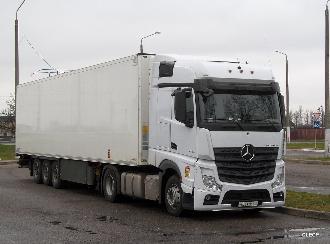 Смоленская область, № М 514 ОЕ 67 — Mercedes-Benz Actros '18 1845 [Z9M]