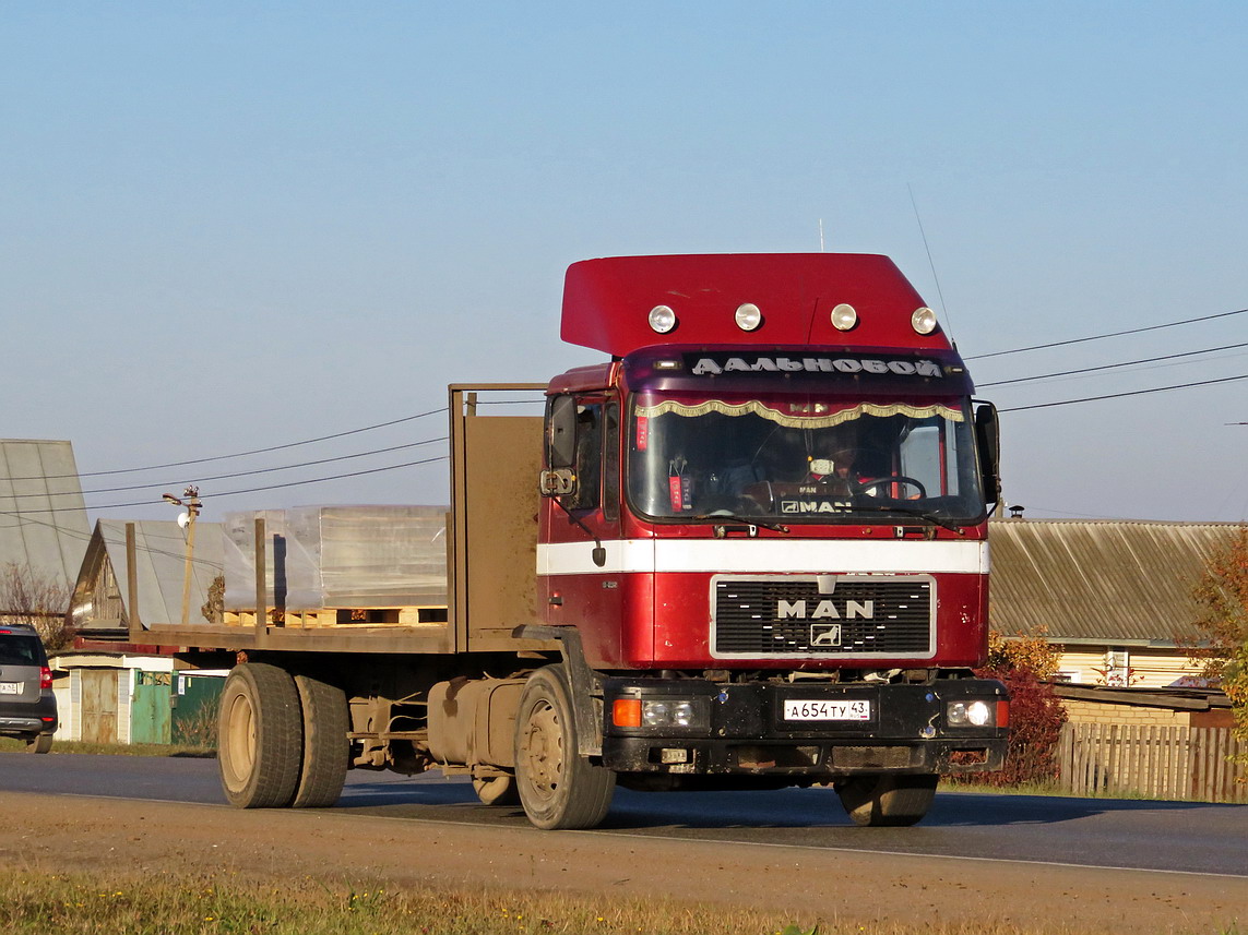 Кировская область, № А 654 ТУ 43 — MAN M90 (общая модель)