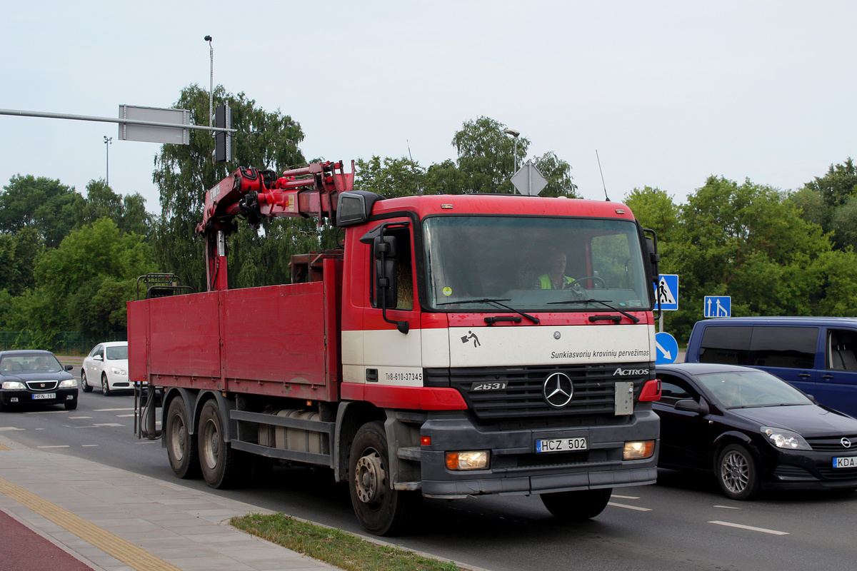 Литва, № HCZ 502 — Mercedes-Benz Actros ('1997)