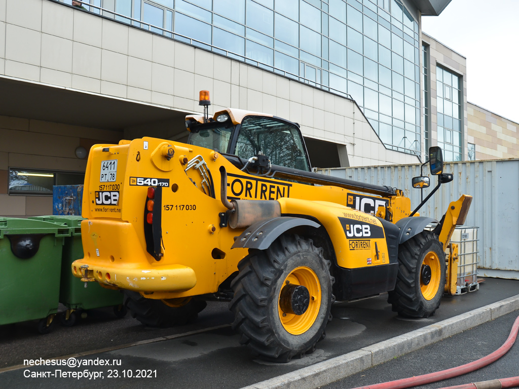 Санкт-Петербург, № 6411 РТ 78 — JCB (общая модель)