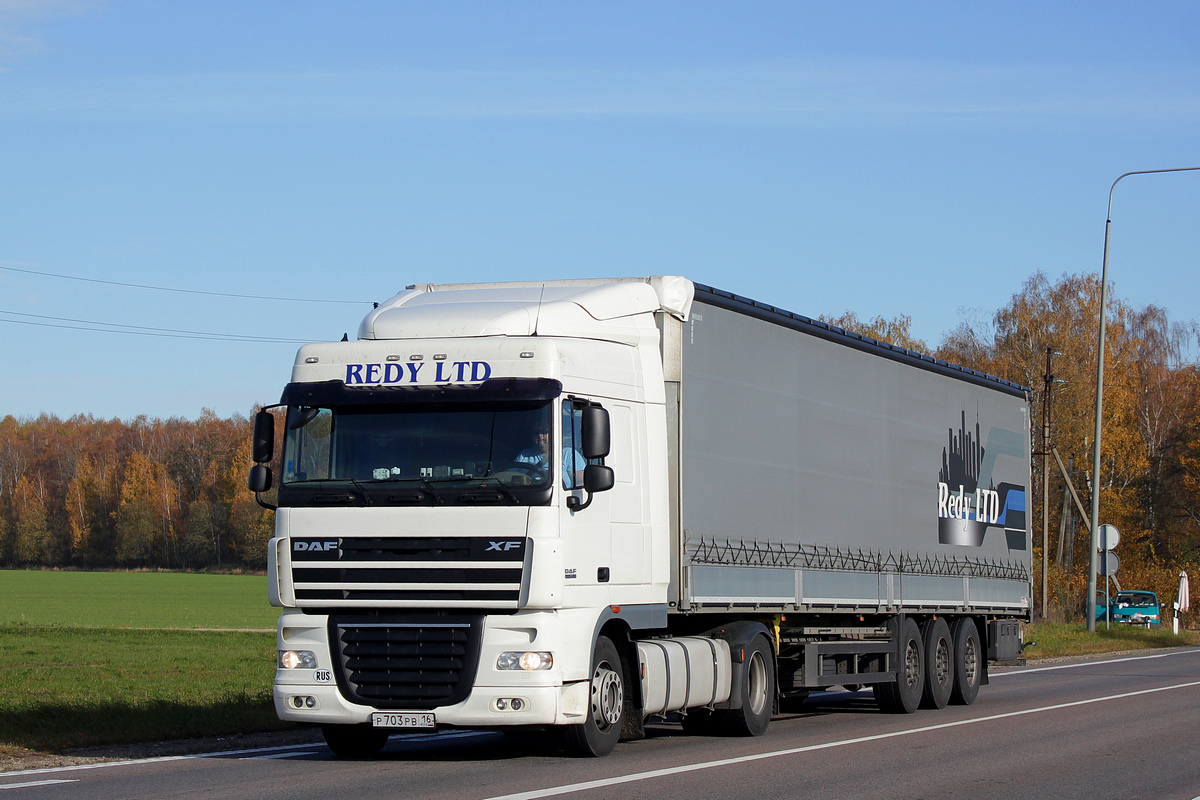 Татарстан, № Р 703 РВ 16 — DAF XF105 FT