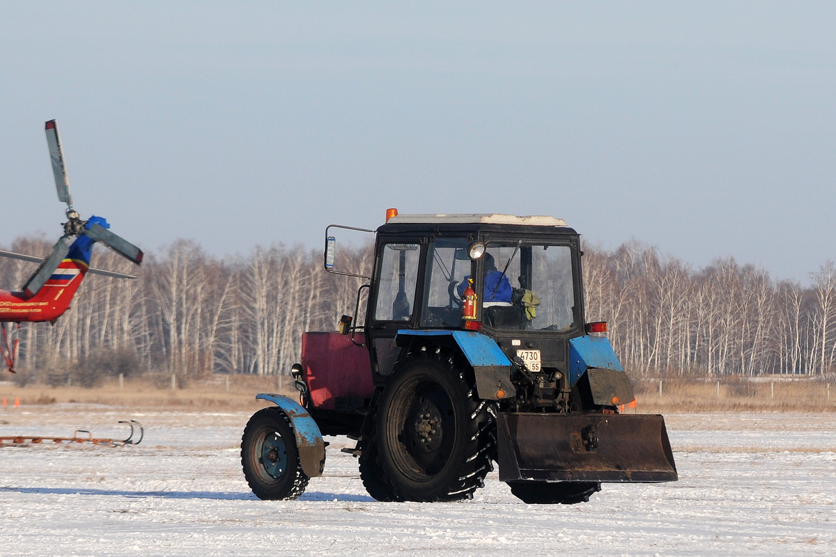 Омская область, № 4730 ОО 55 — Беларус-80.1