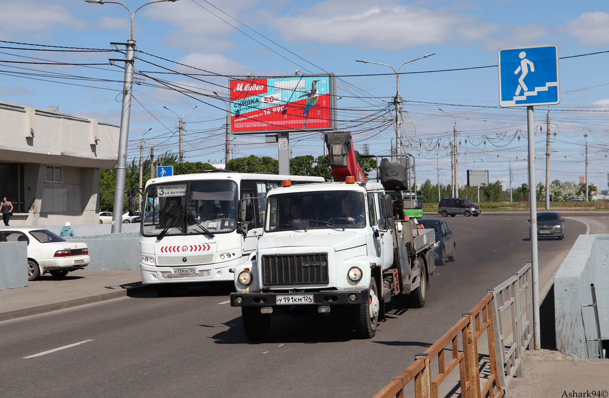 Красноярский край, № У 191 КМ 124 — ГАЗ-3309