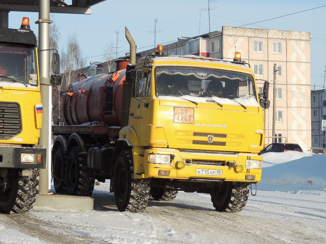 Удмуртия, № Н 715 ХР 18 — КамАЗ-43118-46