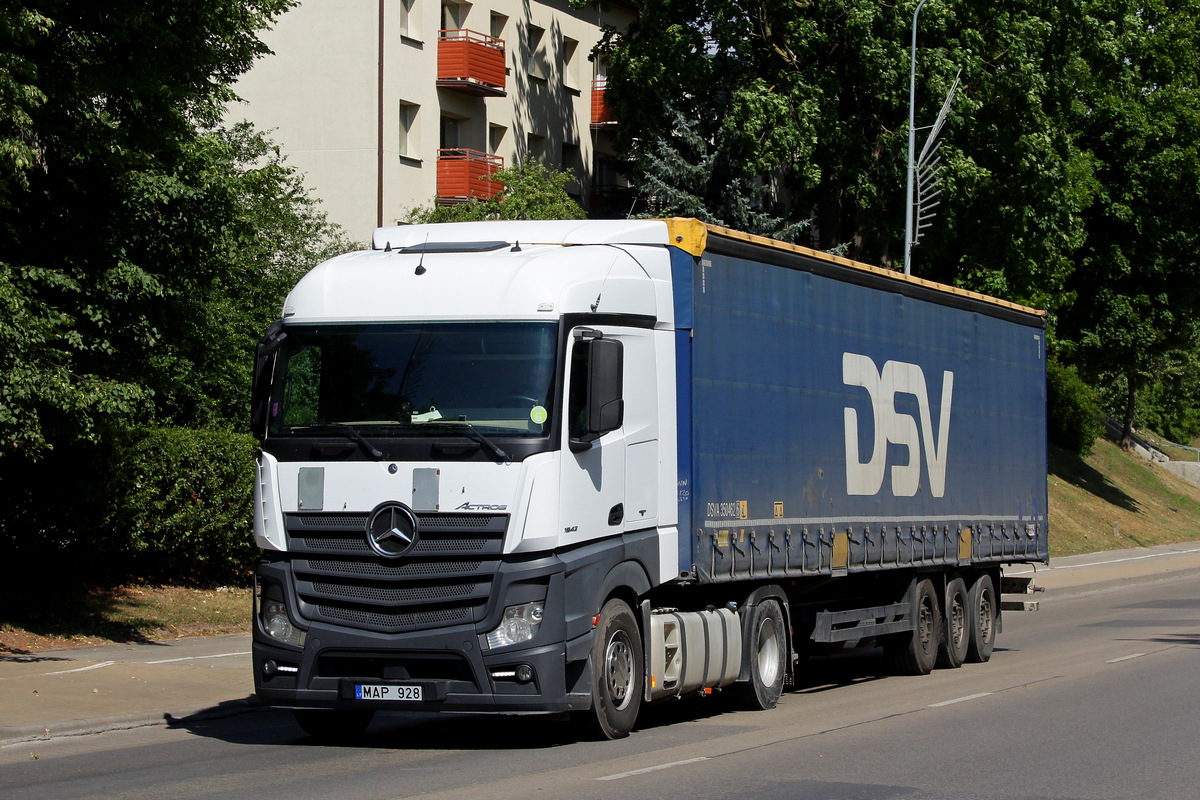 Литва, № MAP 928 — Mercedes-Benz Actros ('2011) 1842