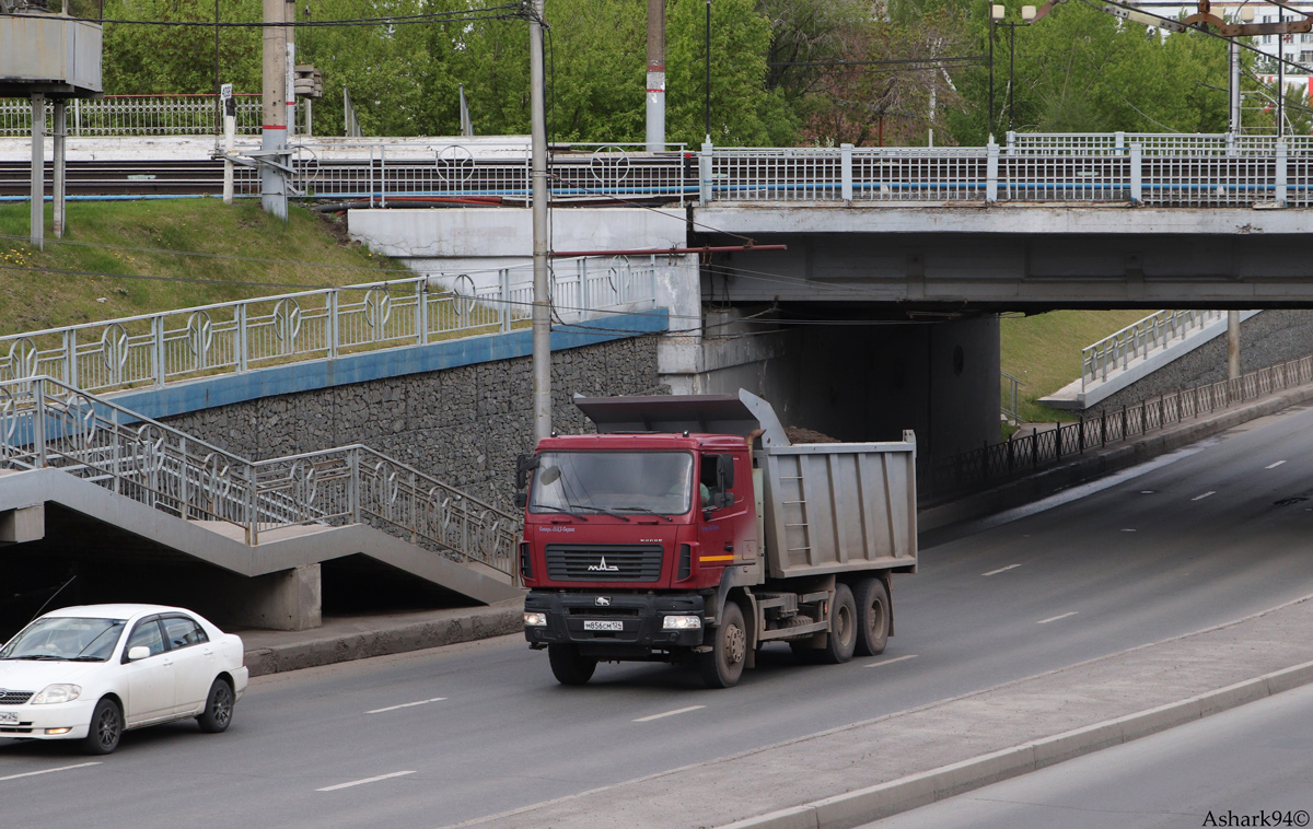 Красноярский край, № М 856 СМ 124 — МАЗ-6501H9